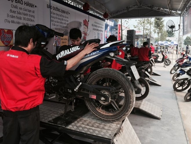 Hành trình chăm xe dọc chiều dài đất nước của Yamaha