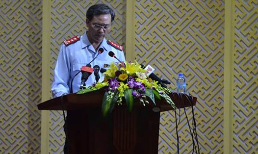 Ông Nguyễn An Huy, Phó Chánh thanh tra TP Hà Nội công bố dự thảo kết luận thanh tra đất tại xã Đồng Tâm