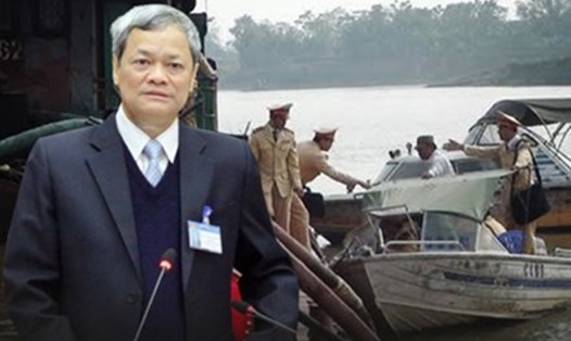 Chủ tịch tỉnh Bắc Ninh bị nhắn tin đe dọa vì không cấp phép nạo vét sông Đuống. Ảnh VOV.