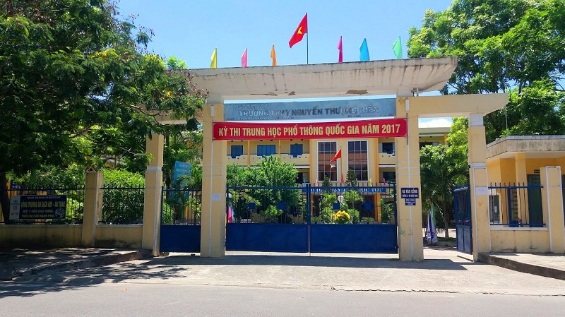 Trường THPT Nguyễn Thượng Hiền - nơi em N. dự thi kì thi tốt nghiệp THPT Quốc gia năm 2017. Ảnh: HP