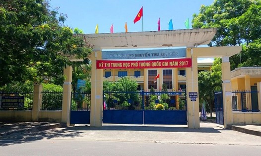Trường THPT Nguyễn Thượng Hiền - nơi em N. dự thi kì thi tốt nghiệp THPT Quốc gia năm 2017. Ảnh: HP