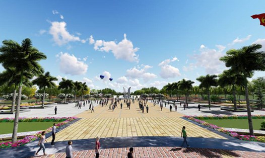 Công trình dự kiến xây dựng trên diện tích 3,5 ha. Ảnh: hoian.gov.vn