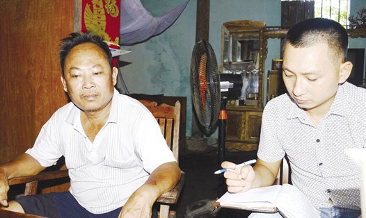 Người dân xã Diễn Thắng, Diễn Châu, Nghệ An phản ánh sự việc  với PV. 