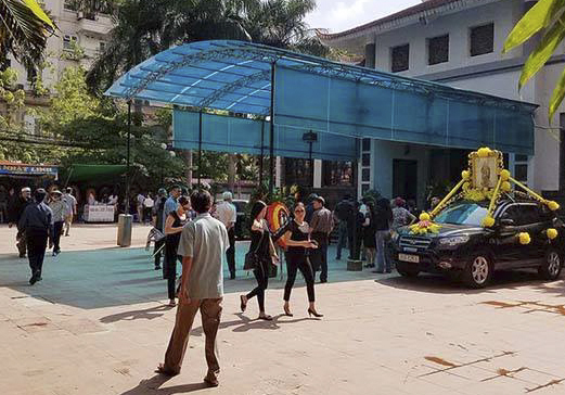 Nhà tang lễ Bệnh viện 354. Ảnh T.Đ