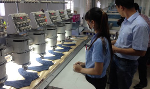 Tỉ lệ nội địa hóa nguyên phụ liệu ngành da giày của DN Việt Nam còn thấp. Ảnh: CH