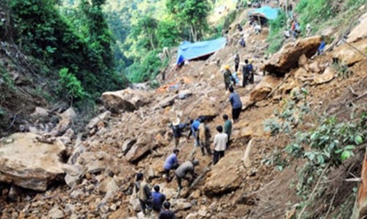 Những gì còn lại sau trận lũ tối 19.8 tại thôn Mà Sà Phìn, xã Nậm Xây, huyện Văn Bàn, tỉnh Lào Cai.