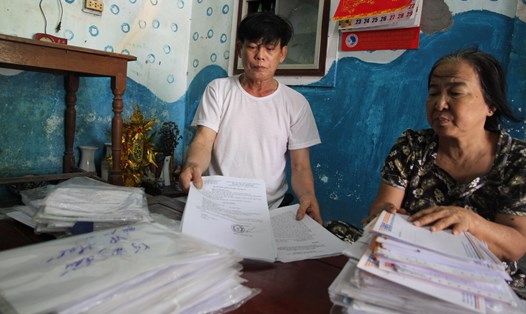Vợ chồng ông Lộc trình bày những bức xúc vì bị kết án oan gần 10 năm.