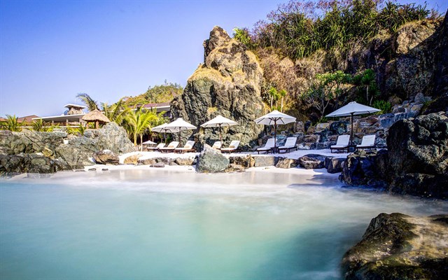 Amiana Resort Nha Trang:Amiana Resort có vị trí lý tưởng nép mình trong ốc đảo xinh đẹp của Nha Trang.